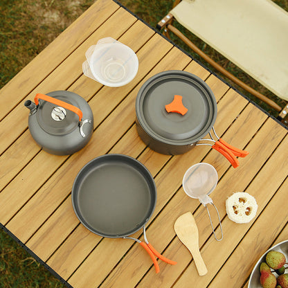 Aluminium-Kochgeschirr-Set für Outdoor & Camping