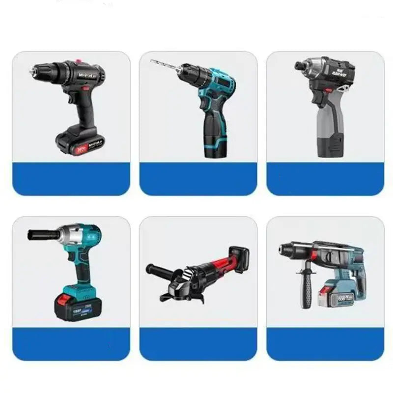 Universalladegerät mit LED-Anzeige 🔋 – Intelligentes Aufladen für alle Elektrowerkzeuge wie Bohrmaschinen, Rasenmäher & mehr 🛠️✨