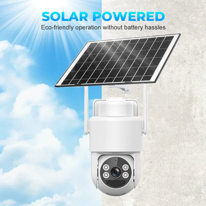 🔥Heißer Verkauf🔥Solarbetriebene kabellose Überwachungskamera mit Alarm