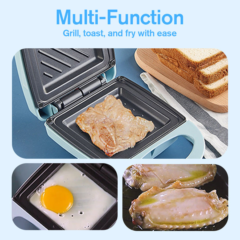 Kompakter Multifunktions-Sandwichmaker mit Schnellaufheizfunktion