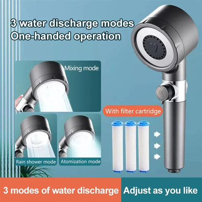 🚿 50% RABATT BEGRENZTE STÜCKZAHL! ✨ Luxus-Duschkopf für Hautpflege & Massage - 3 Spray-Modi mit Wassersparender Technologie für Verjüngendes Duscherlebnis 💎🌊
