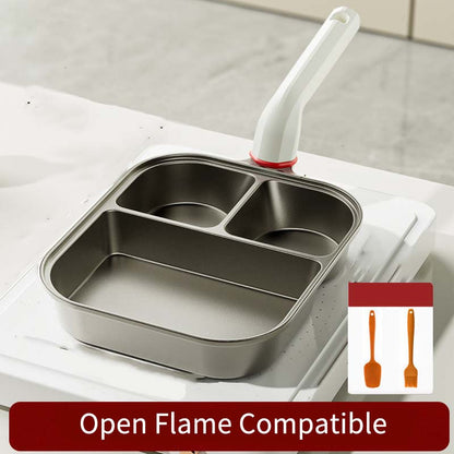 3-in-1 Tassenförmige Bratpfanne mit hoher Kapazität