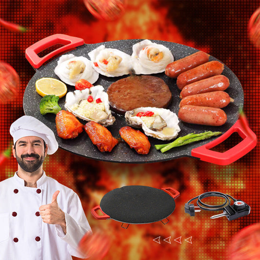 🔥40% Rabatt🔥Elektrische rauchfreie Grillpfanne mit Antihaftbeschichtung✈️Kostenloser Versand