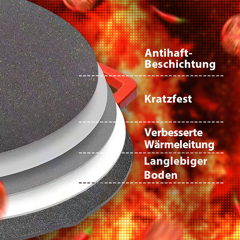 🎉 2026 Familienessen voller Wärme & Freude! 🔥Elektrische rauchfreie Grillpfanne mit Antihaftbeschichtung✈️Kostenloser Versand