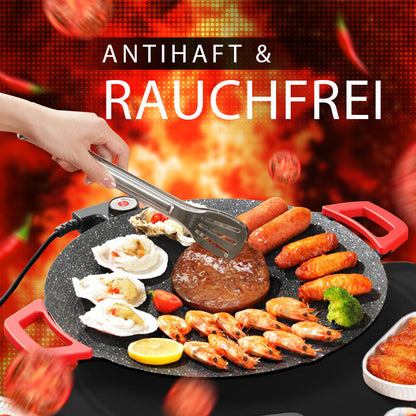 🎉 2026 Familienessen voller Wärme & Freude! 🔥Elektrische rauchfreie Grillpfanne mit Antihaftbeschichtung✈️Kostenloser Versand