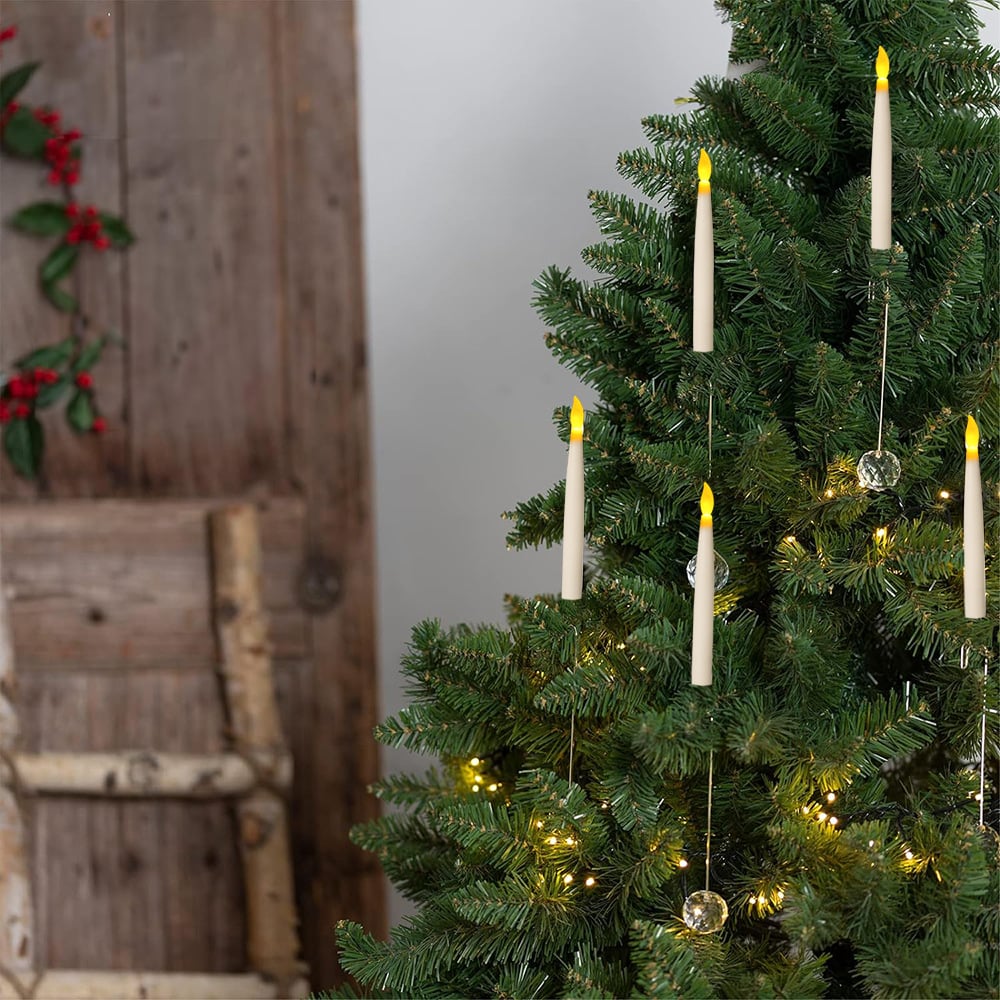 😮Halloween-Deko – schwebende Kerzen mit Zauberstab🔥