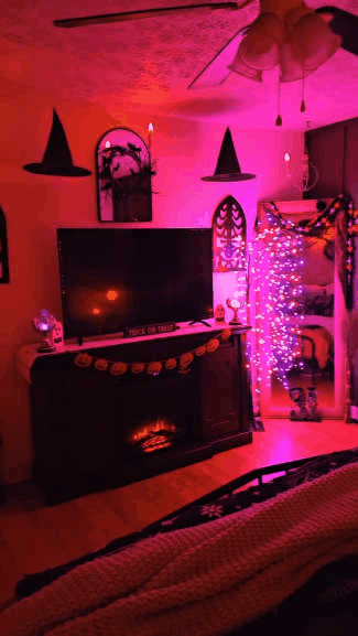 😮Halloween-Deko – schwebende Kerzen mit Zauberstab🔥