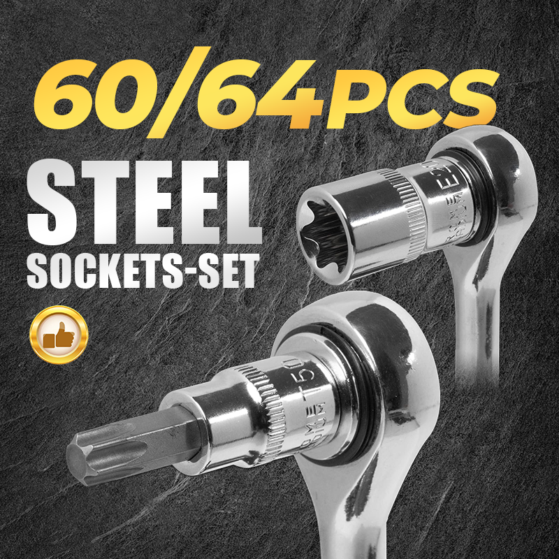 ⏳Begrenzte Zeit 50% Rabatt💥🔧CR-V-Stahl-Steckschlüsselsatz