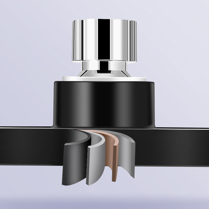 360° verstellbarer quadratischer Duschkopf