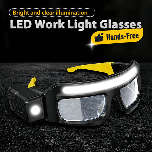 💥 Heißer Verkauf 50% Rabatt✨Freihändige LED-Arbeitslichtbrille