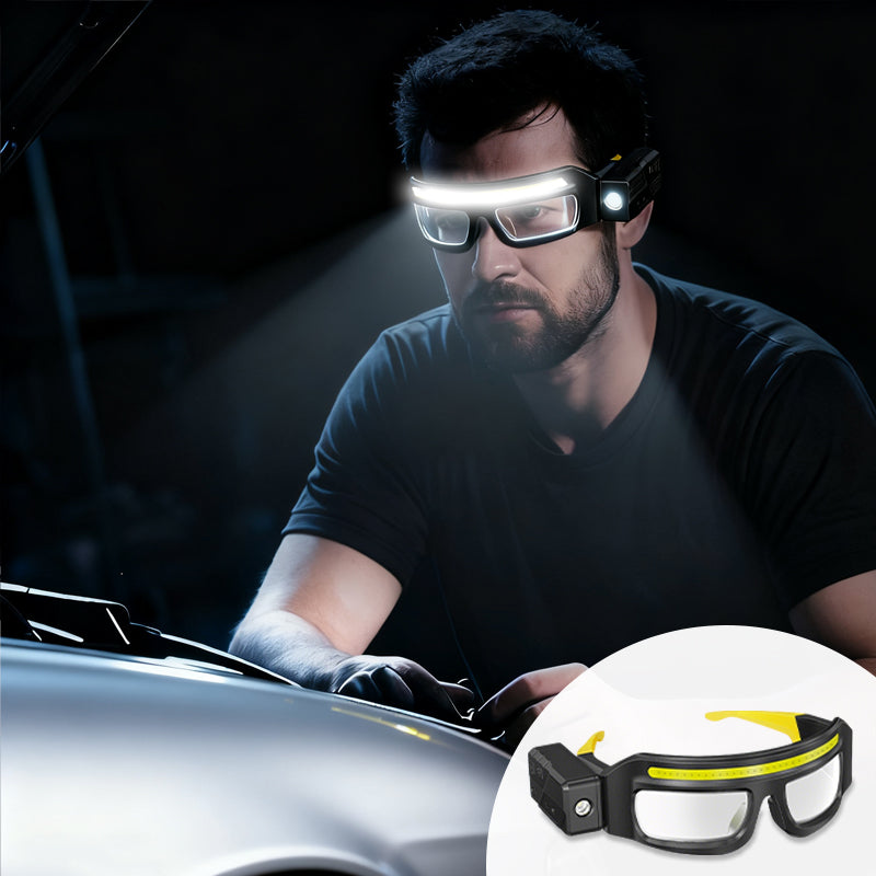 💥 Heißer Verkauf 50% Rabatt✨Freihändige LED-Arbeitslichtbrille