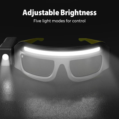 🔧 50% RABATT! 👓 Freihändige LED-Arbeitslichtbrille – 3 Helligkeitsstufen, Wiederaufladbar & Leicht für Reparaturen und Hobby 🛠️