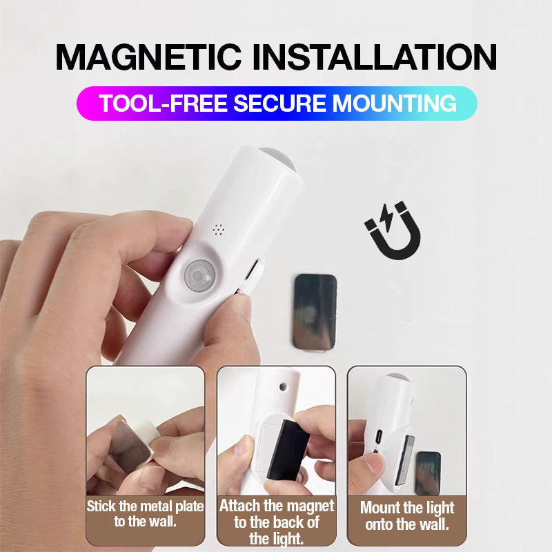 💡 50% RABATT! 🌈 Magnetisches RGB-Stimmungslicht – Bewegungsmelder & Ambiente ✨