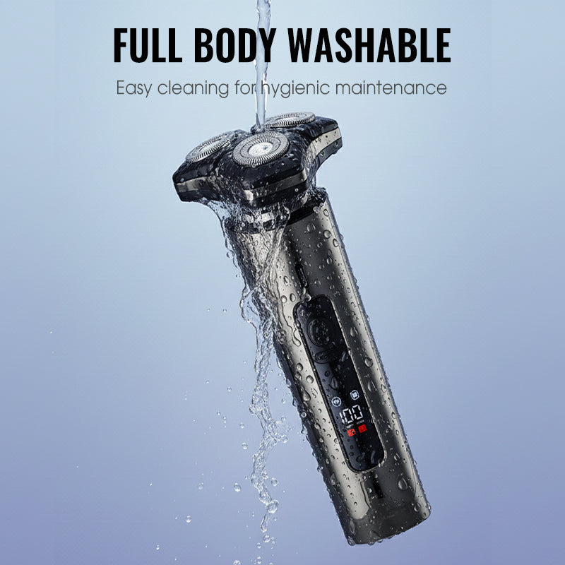 Multifunktionaler Elektrischer LED-Display 3-Klingen-Rasierer für Herren (50% Rabatt)