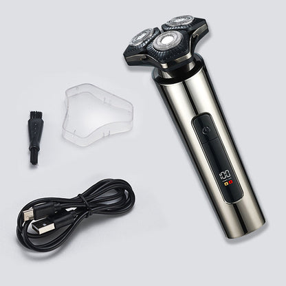 Multifunktionaler Elektrischer LED-Display 3-Klingen-Rasierer für Herren (50% Rabatt)