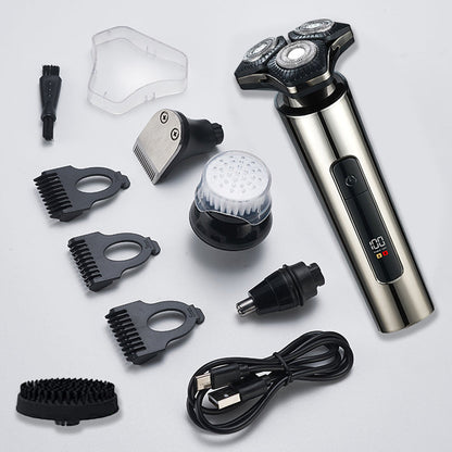 Multifunktionaler Elektrischer LED-Display 3-Klingen-Rasierer für Herren (50% Rabatt)