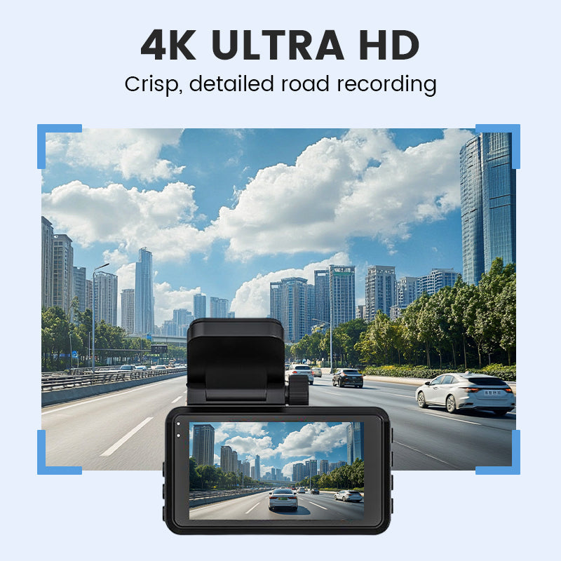 🔥Black-Friday-Mega-Angebot – 50 % Rabatt!🔥4K Ultra HD Dashcam mit Nachtsicht & WLAN - Loop-Aufnahme und Parkmodus