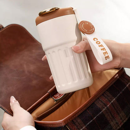☕ Kaffeebecher mit LED-Temperaturanzeige – digitaler Thermo-Becher mit Display, wiederaufladbar, ideal für Büro, Zuhause & unterwegs