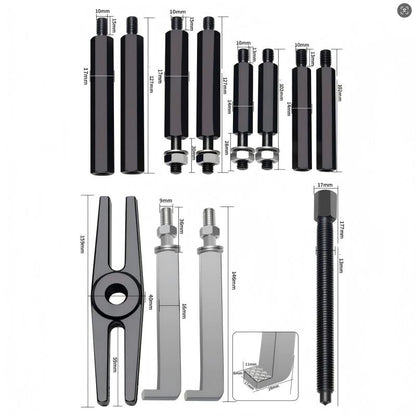 📢 50% RABATT! ✨ Robuster 5-Tonnen-Lagerabzieher-Set