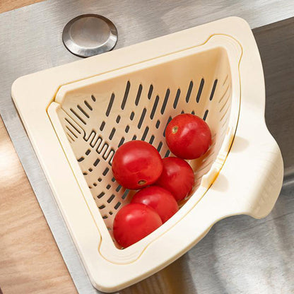 🔥Solange der Vorrat reicht 50 % Rabatt!🎉Magnetic Suction Space-Saving Corner Sink Strainer