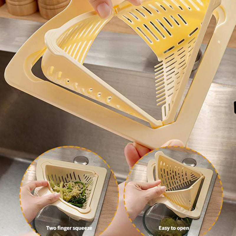 🔥Solange der Vorrat reicht 50 % Rabatt!🎉Magnetic Suction Space-Saving Corner Sink Strainer
