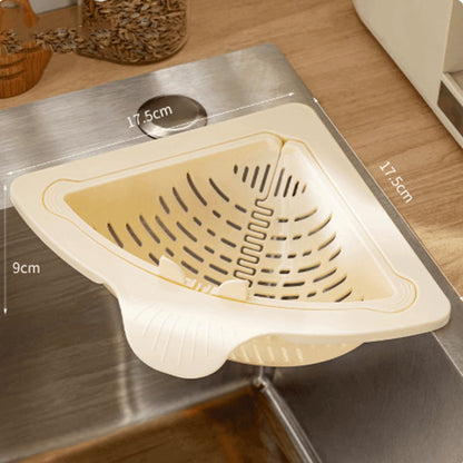 🔥Solange der Vorrat reicht 50 % Rabatt!🎉Magnetic Suction Space-Saving Corner Sink Strainer