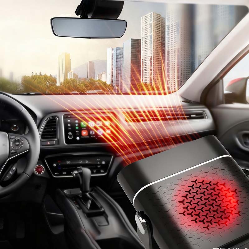 📢📢60 % RABATT! 🚗2-in-1 tragbare Autheizung mit 360°-Drehung