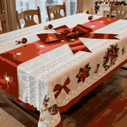 🎄🎁 Weihnachts-Tischdecke | Festlicher Zauber Zuhause! 🎄🎁