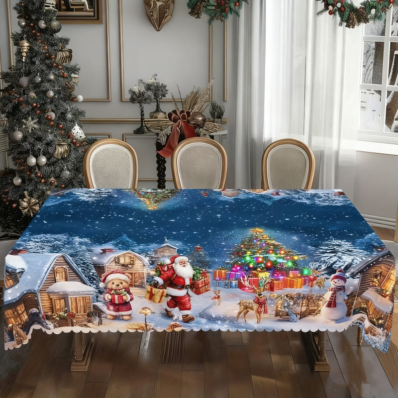 🎄🎁 Weihnachts-Tischdecke | Festlicher Zauber Zuhause! 🎄🎁