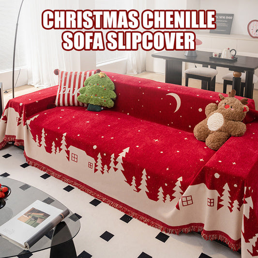 🧑‍🎄 50 % RABATT -🌲Weihnachten Chenille Sofa Schonbezug