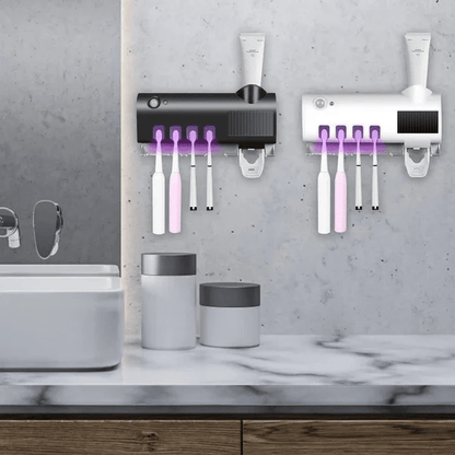 🦷🚿 UV-Zahnbürsten-Sterilisator & Halter zur Wandmontage