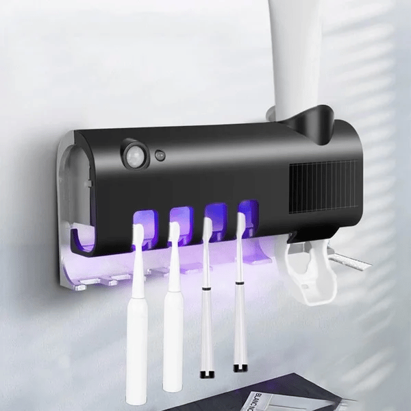 🦷🚿 UV-Zahnbürsten-Sterilisator & Halter zur Wandmontage