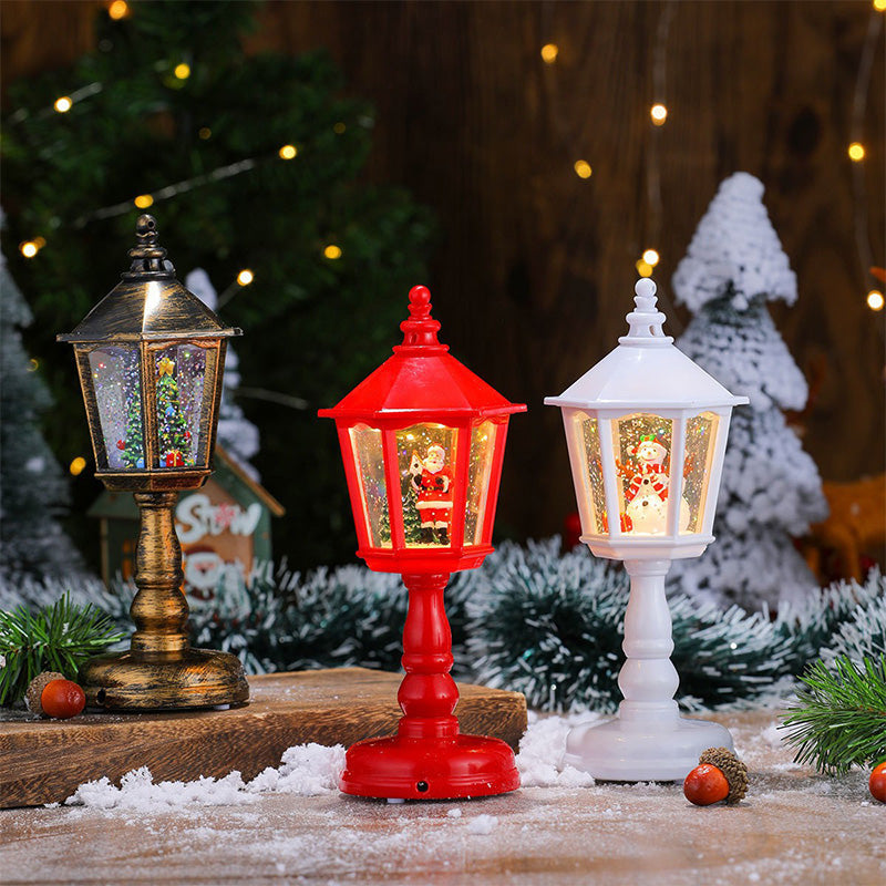 🎁Weihnachts-Vorverkauf: 50% Rabatt🌲✨Leuchtende Schneekugel-Laterne mit Musik für Weihnachten