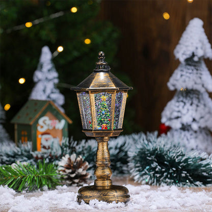 🎁Weihnachts-Vorverkauf: 50% Rabatt🌲✨Leuchtende Schneekugel-Laterne mit Musik für Weihnachten