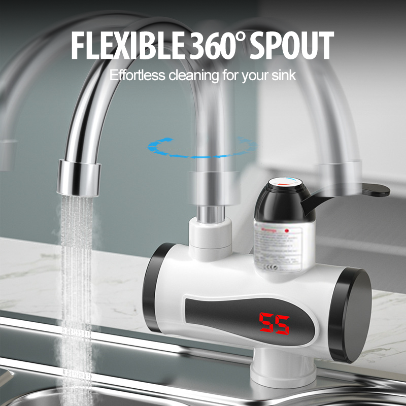 🖤 Black Friday 50 % sparen! 💎 Sofort-Heißwasserhahn – Premium Qualität für Küche & Bad