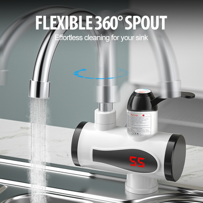 🖤 Black Friday 50 % sparen! 💎 Sofort-Heißwasserhahn – Premium Qualität für Küche & Bad