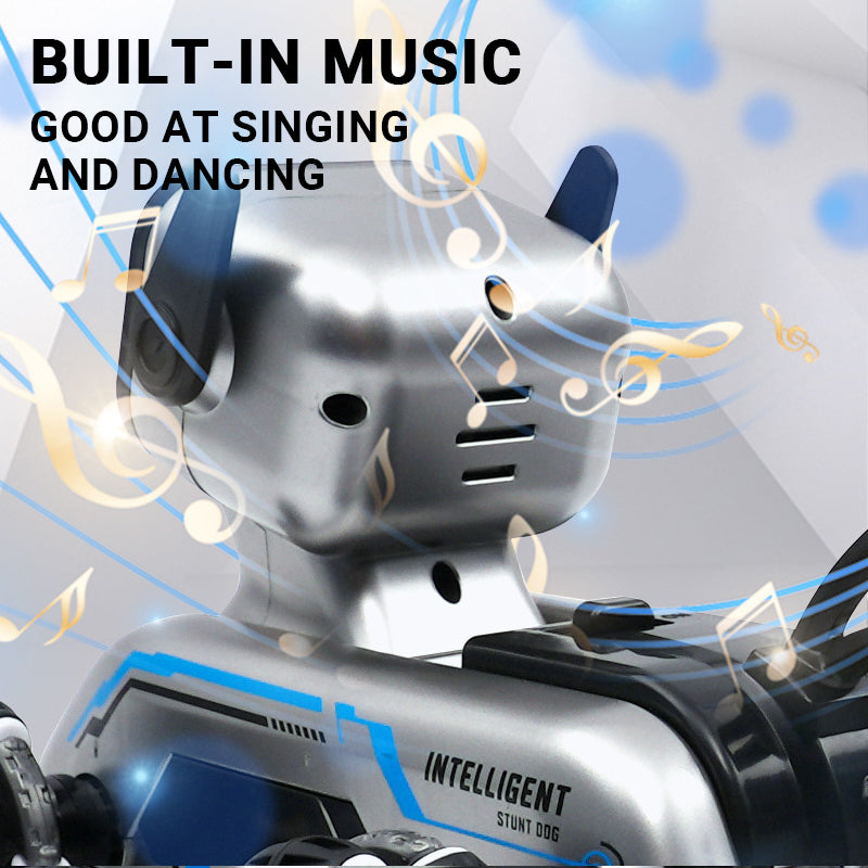 🤖 50% RABATT GROSSE RABATTAKTION! ✨ 8-Rad Stunt Roboter Hund - 360° Flips & LED-Leuchten mit Gestenerkennung für Interaktiven Spielspaß 🐶🎮