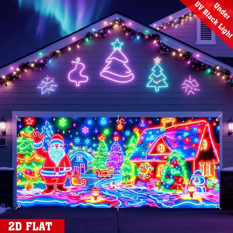 🔥Solange der Vorrat reicht 54 % Rabatt!🎉UV-fluoreszierendes Weihnachtsbanner