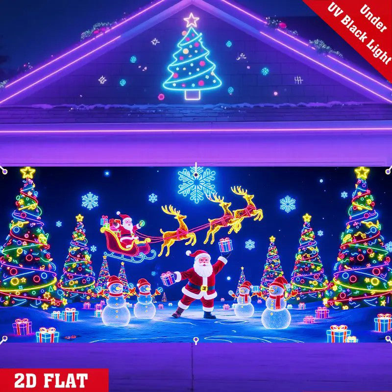 🔥Solange der Vorrat reicht 54 % Rabatt!🎉UV-fluoreszierendes Weihnachtsbanner