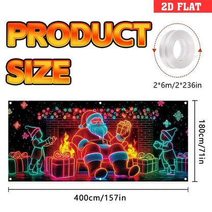 🔥Solange der Vorrat reicht 54 % Rabatt!🎉UV-fluoreszierendes Weihnachtsbanner