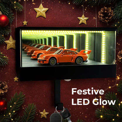 🔥Black-Friday-Mega-Angebot – 50 % Rabatt!🔥Infinity Mirror LED-Garagen-Schlüsselhalter