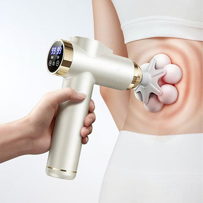 Intelligente Tiefengewebe-Massagepistole mit Multi-Aufsätzen