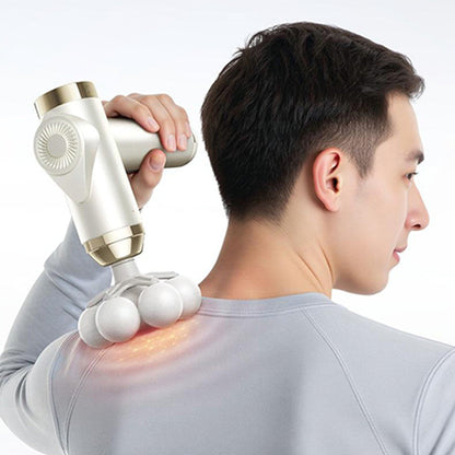 Intelligente Tiefengewebe-Massagepistole mit Multi-Aufsätzen