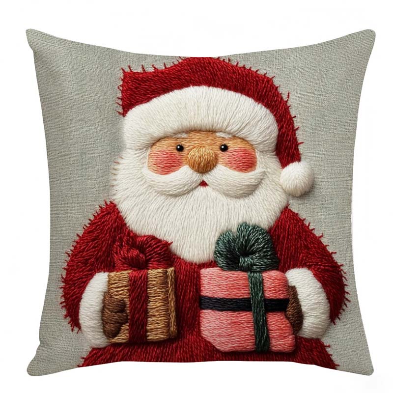🔥Black-Friday-Mega-Angebot – 50 % Rabatt!🔥🎄Festlicher Weihnachtsfigur-Kissenbezug