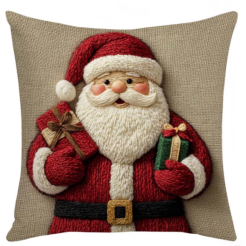 🔥Black-Friday-Mega-Angebot – 50 % Rabatt!🔥🎄Festlicher Weihnachtsfigur-Kissenbezug