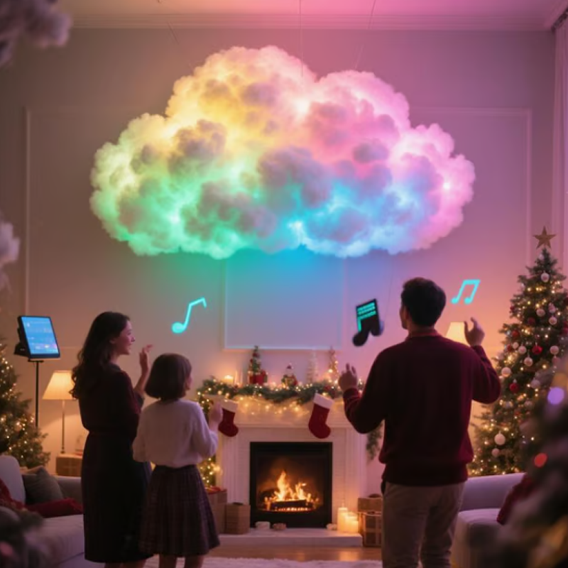 📢📢60% RABATT!!! 🎅DIY-Gewitterwolken-LED-Lichtdekoration mit USB-Stromversorgung
