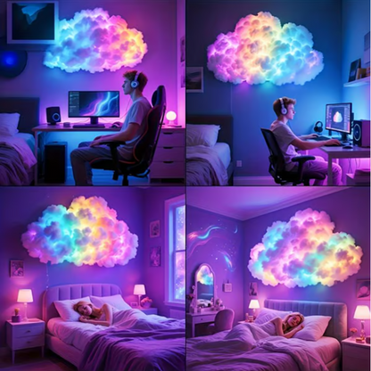 📢📢60% RABATT!!! 🎅DIY-Gewitterwolken-LED-Lichtdekoration mit USB-Stromversorgung