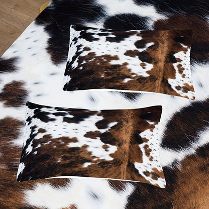 💖 Nur für begrenzte Zeit: 50 % Rabatt 💖Kuschelweiche Federbettset mit Kuh-Print