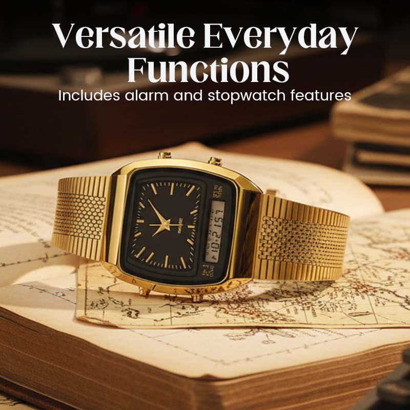 💥LIEBIG Roman Retro Dual System Multifunktions-Digital-Sportuhr