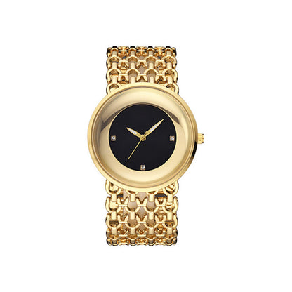 ⏰Black Friday Sale 50 % RABATT💥💥 Luxuriöse runde Armbanduhr Modische Damenarmbanduhr